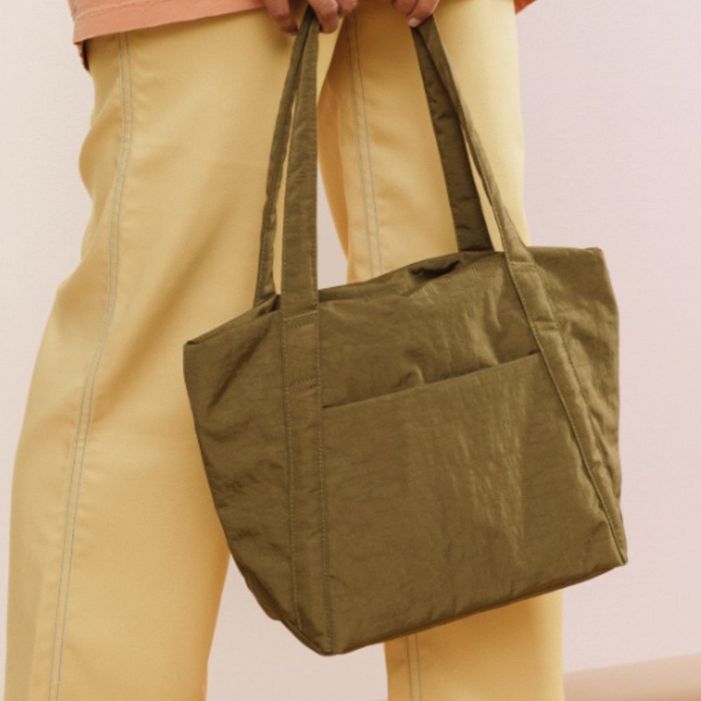 Baggu Mini Cloud Bag in Moss Green